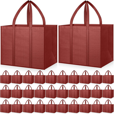 30 Pzas Bolsas Comestibles Reutilizables Grandes Plegables