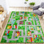 Alfombra set niños 5x6ft 6pulg educativa dormitorio
