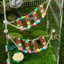 Kit puente cuerda araña saltadora con plato oscilante y plataforma