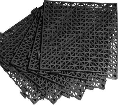 Azulejos piso drenaje entrelazados antideslizantes modulares pvc