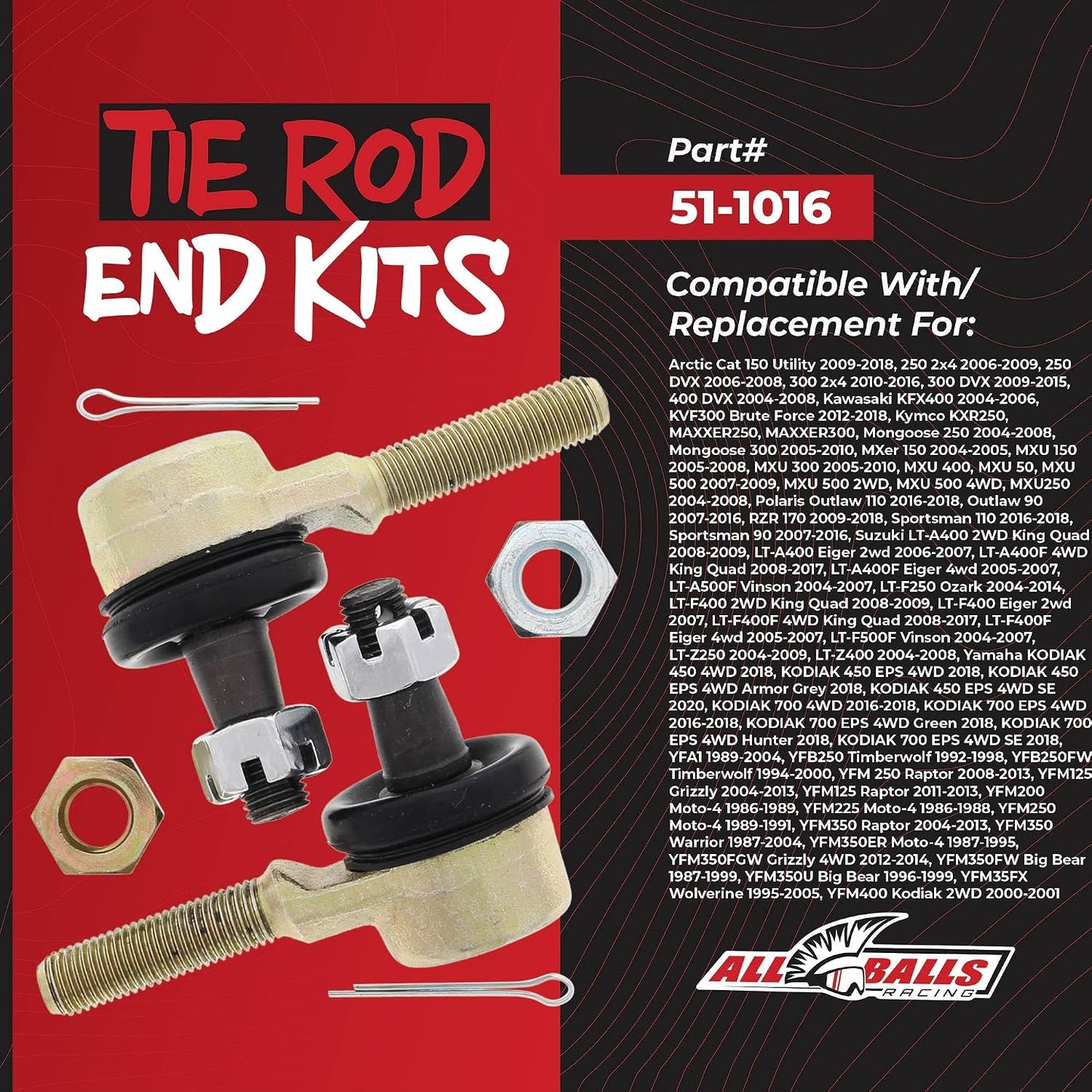 Kit barra acoplamiento comp Arctic Cat Kawasaki Polaris