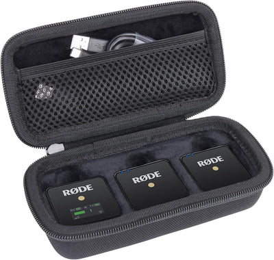 Estuche rígido micrófono inalámbrico Rode ME/GO III/GO II negro
