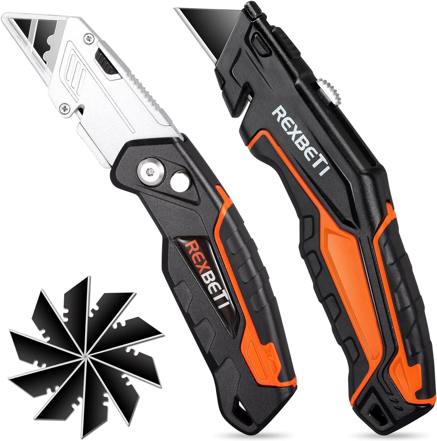Pack 2 Cuchillos Utilitarios con 10 Cuchillas