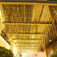 Luces LED carámbano 16.4ft 216 luces 8 modos para Navidad