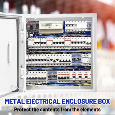 Caja eléctrica NEMA 4X acero impermeable 16x16x6pulg
