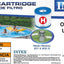 Filtro piscina Intex set 6 con cubierta redonda 10"