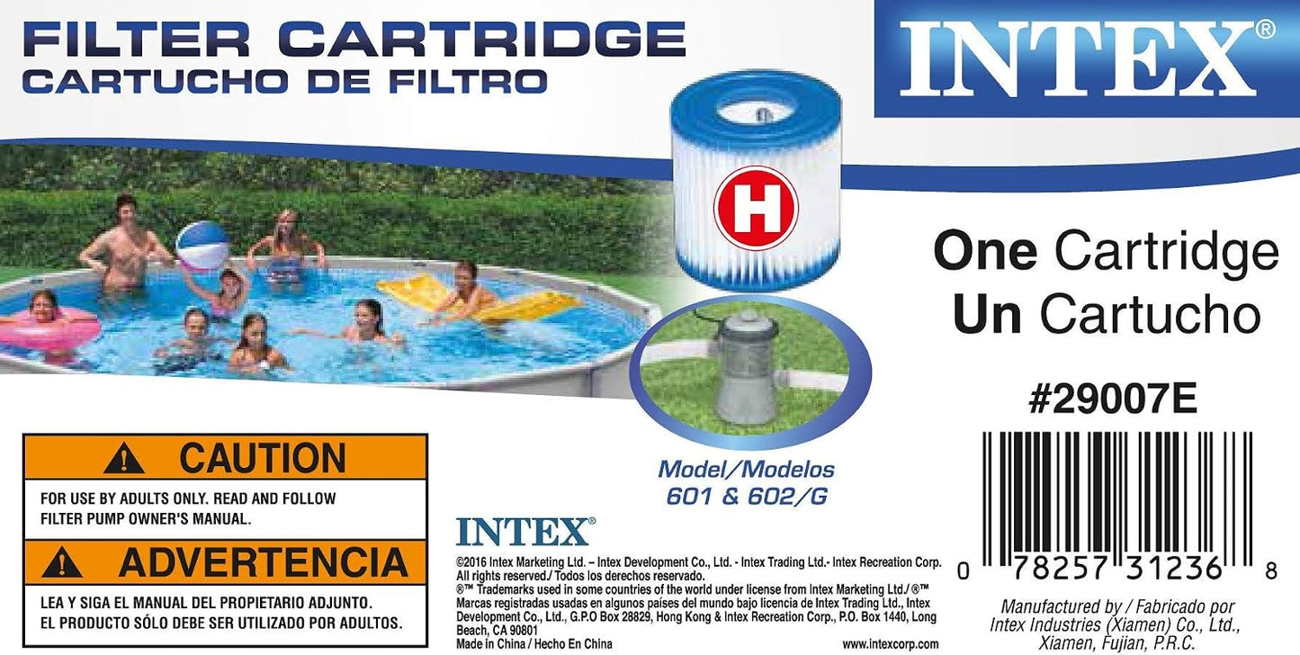 Filtro piscina Intex set 6 con cubierta redonda 10"