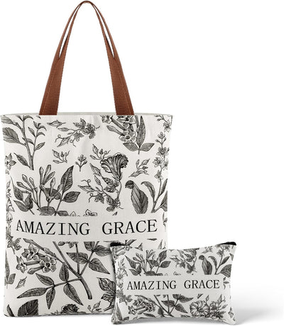 2 Pzas Bolsa Maquillaje Lona Cristiana Regalo Navidad