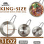 Tazones acero inox anidable 31oz set 4 para campamento