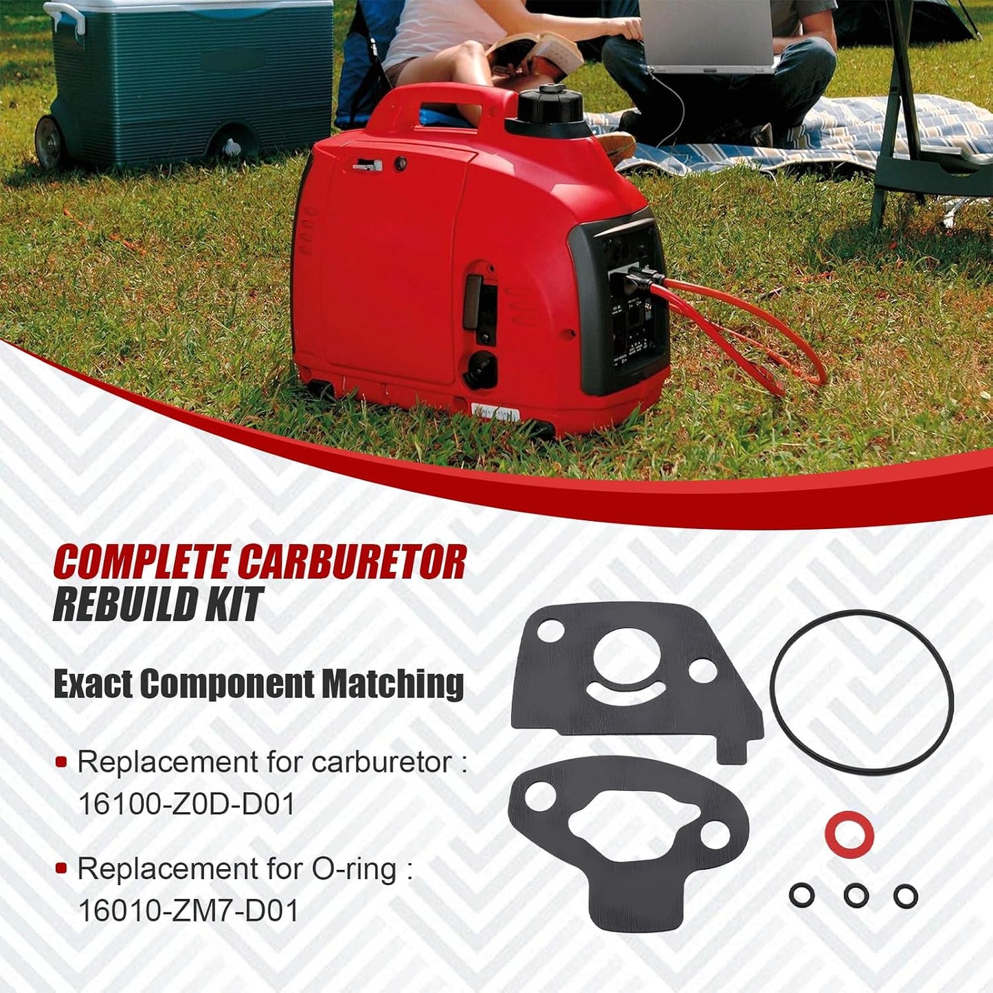 Kit reconstrucción carburador Honda EU2000i juntas