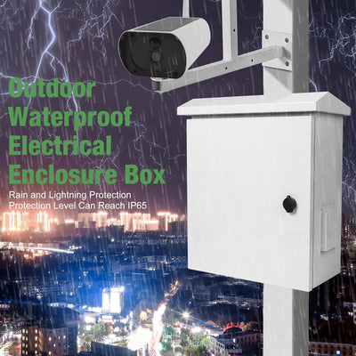 Caja eléctrica exterior 20x16pulg ip65 con ventilador