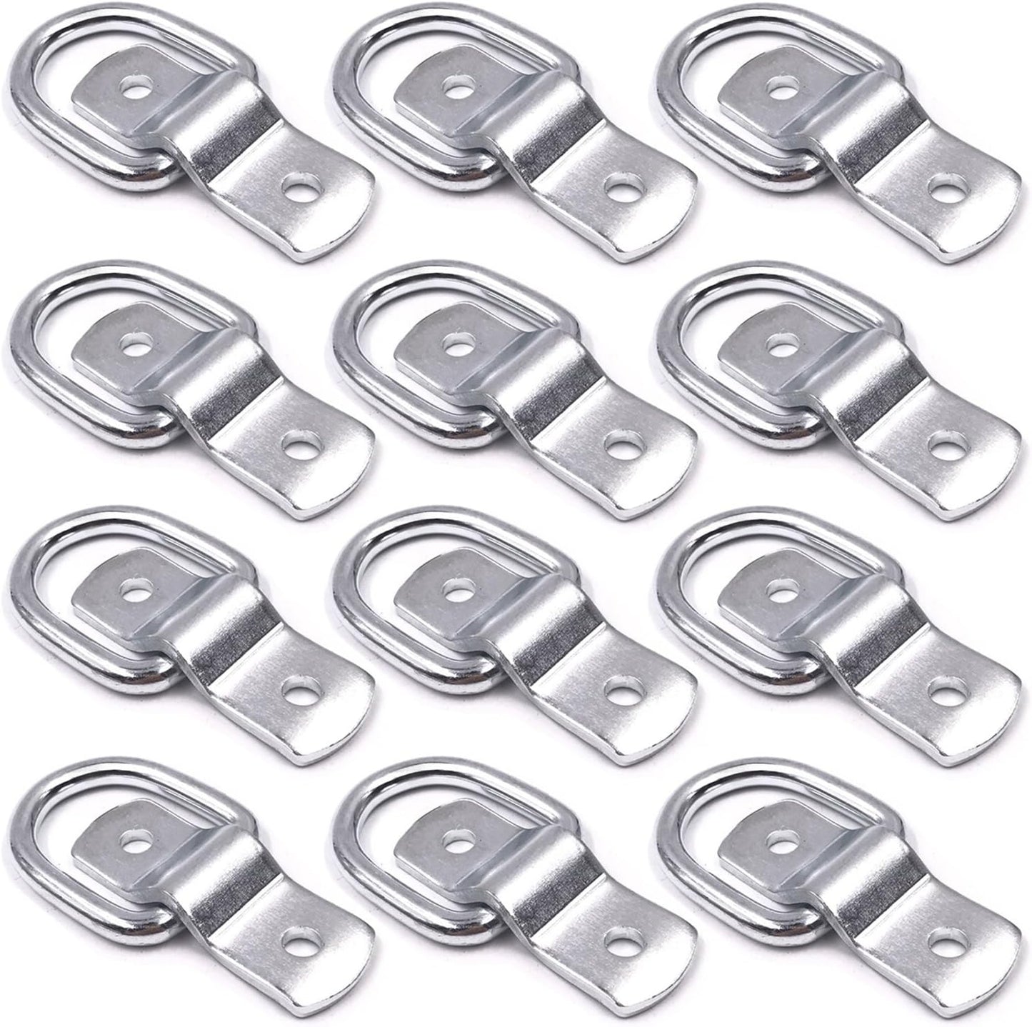 12 Amarres Anilla D 1/4" para RV ATV SUV Barcos