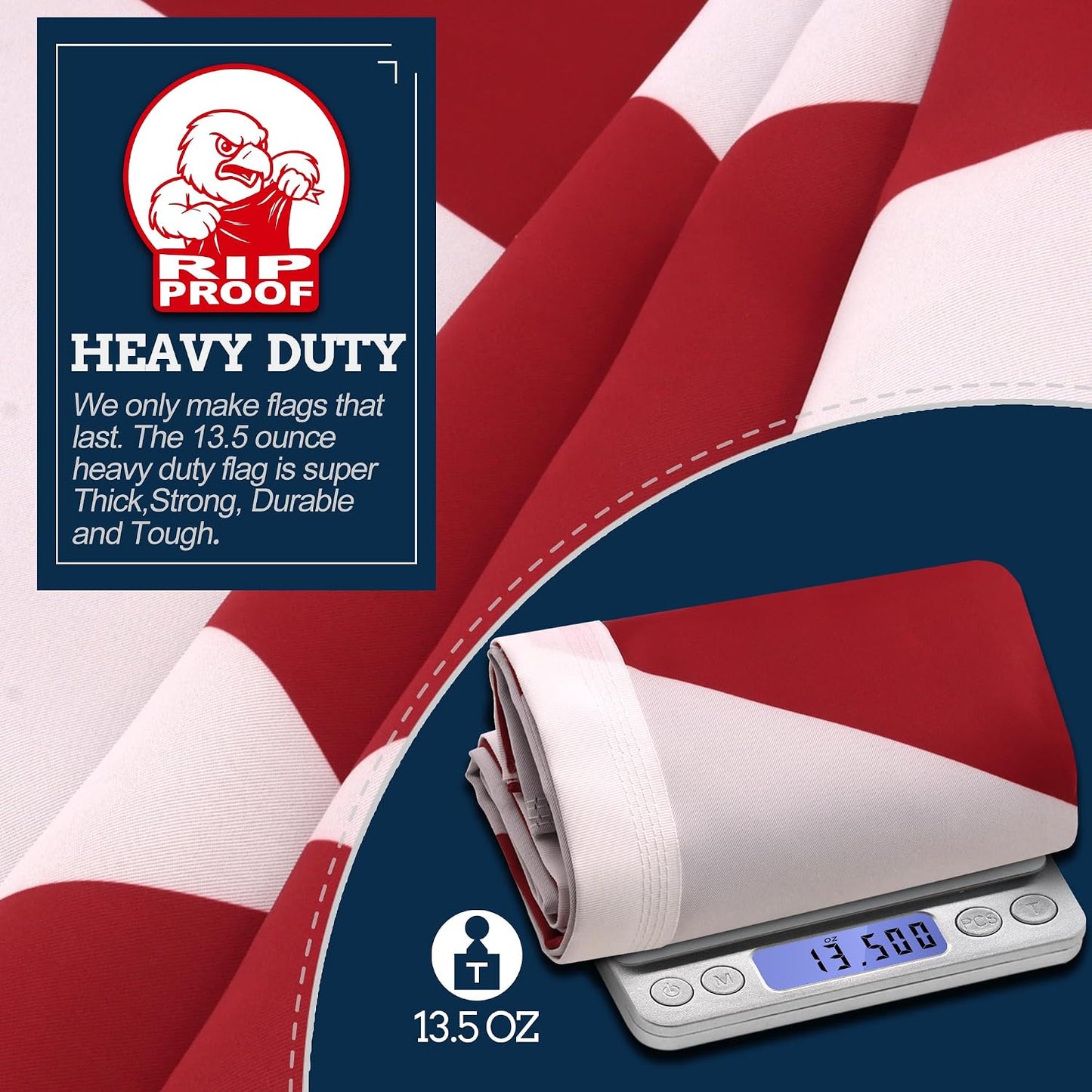 Bandera Alabama 3x5ft 3 capas resistente arrugas
