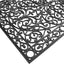 Felpudo goma 3x6ft color negro