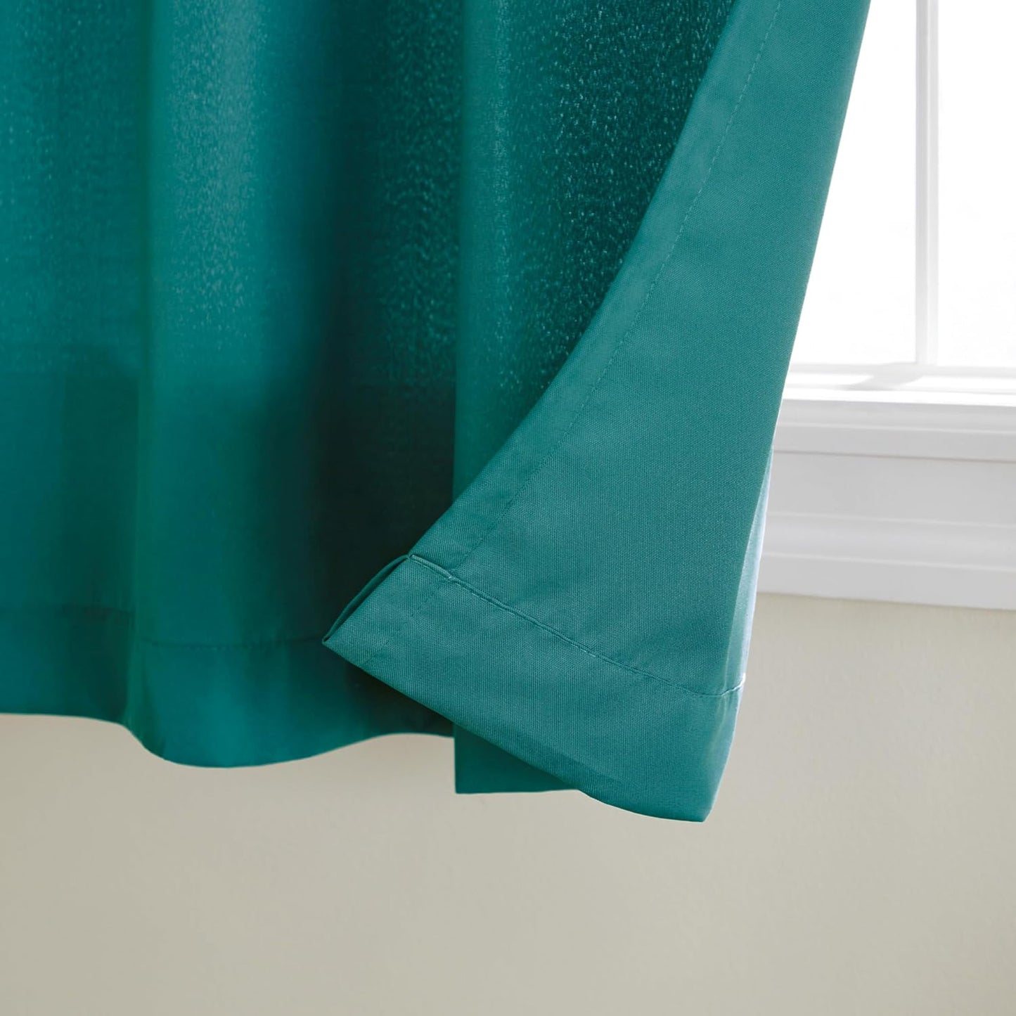 2 Cortinas con ojales para interior y exterior