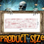 Tela espeluznante Halloween 400x85 rojo para decoración