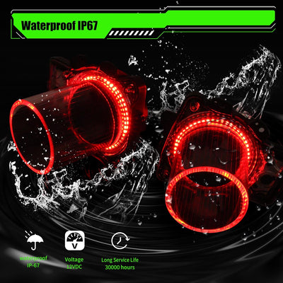 Faros LED Dodge Challenger 2015-2020 luces rojas o blancas