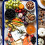 Bandeja melamina azul 19x11.6 con asas set 2