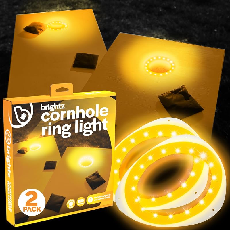 Luces anillo LED para tablero cornhole 48h batería