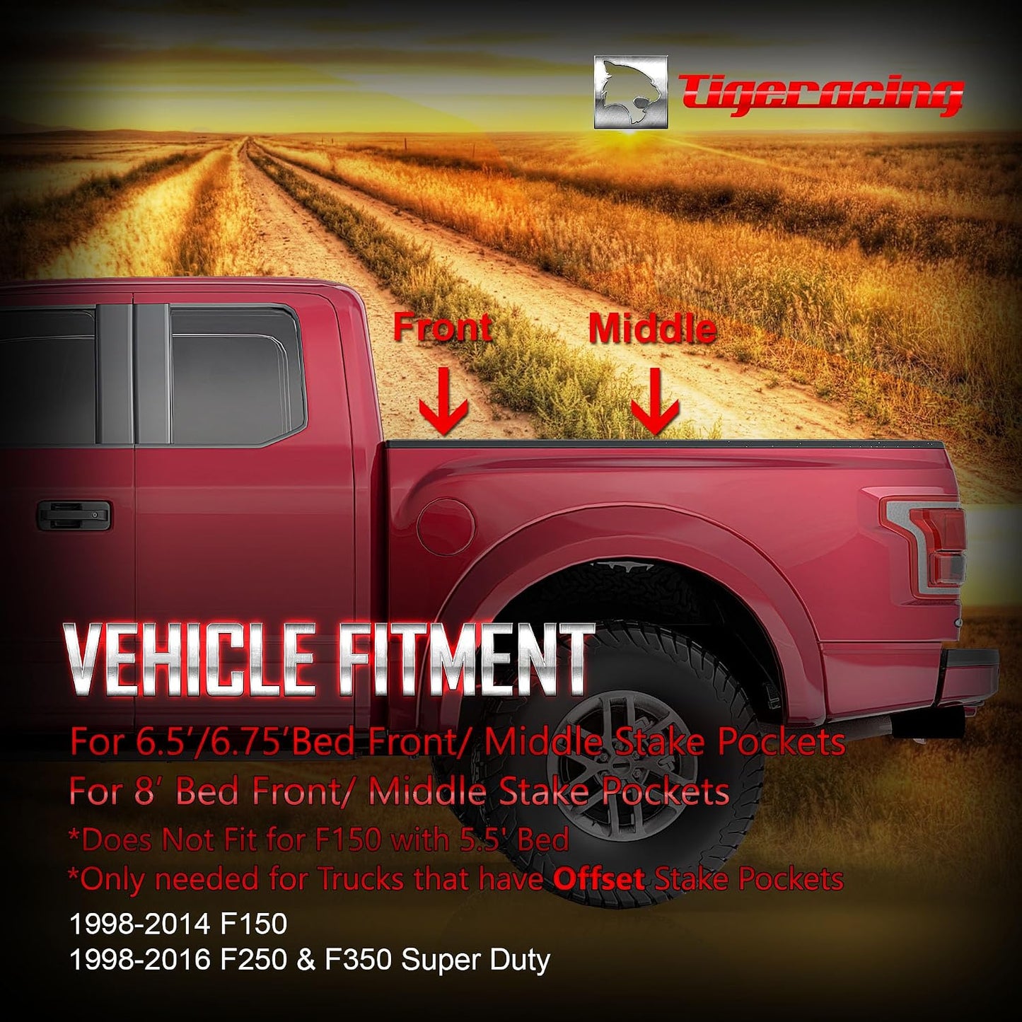 Anclajes retráctiles para camioneta F150 1998-2014 anillo D