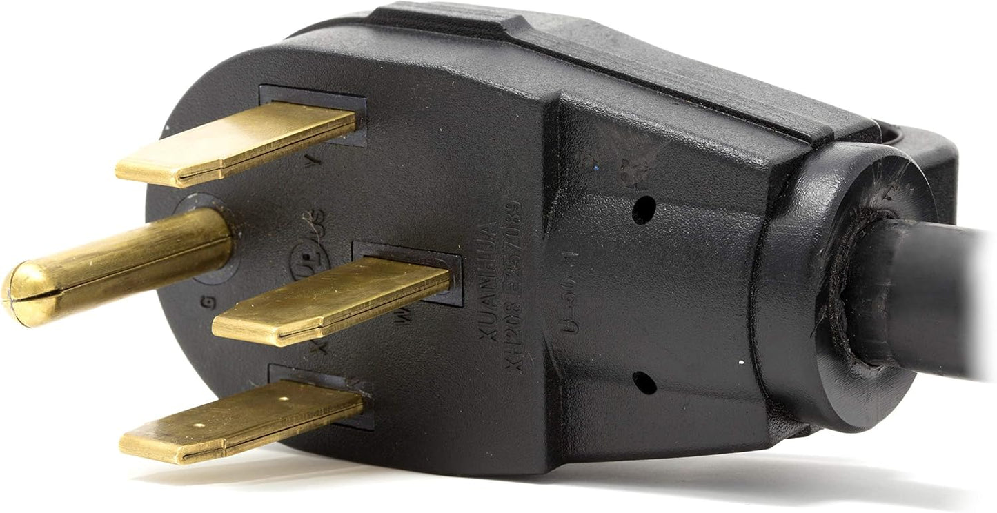 Cable extensión generador 15 pies negro