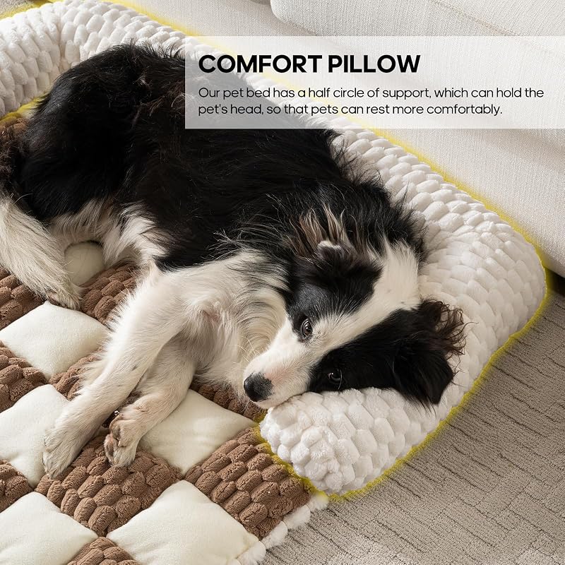 Sofá cama para perro con funda franela gruesa antiderrap