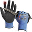 Guantes trabajo ligeros resistentes tacto ajuste 3d