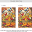 Bandera otoño doble cara 28x40pulg pájaros cardenales jardín