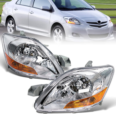 Set faros delanteros izq y der comp Toyota Yaris