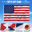 Mástil bandera exterior seccional 13-20ft con 3x5