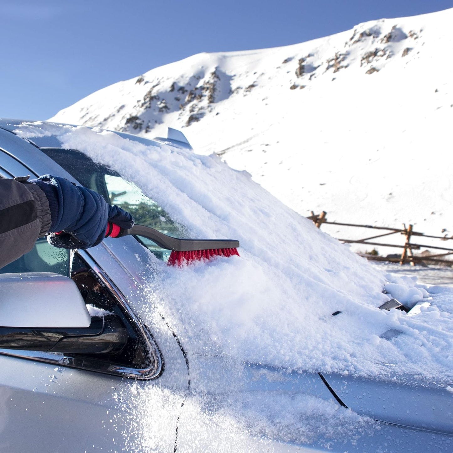 Cepillo nieve 26" con raspador hielo set 2
