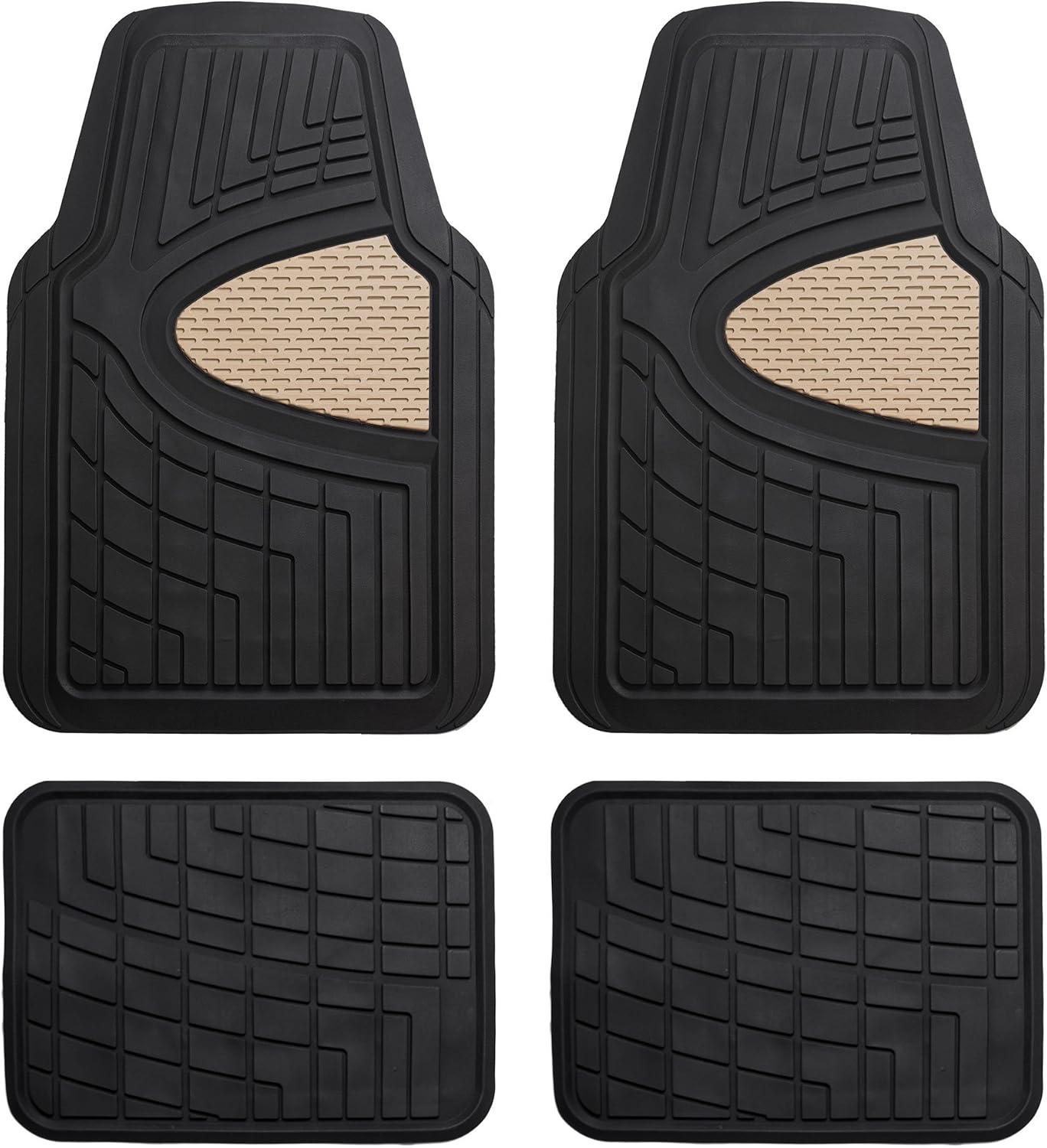 Alfombrillas piso auto FH-F11322 goma calidad recortables