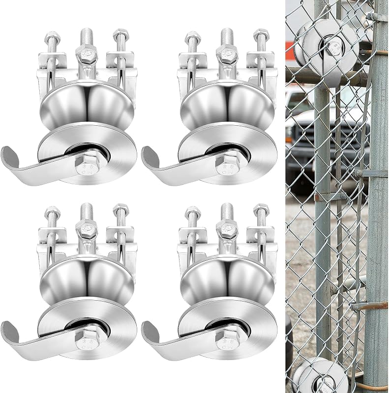4 Rodillos puerta corredera ruedas tubo 1-7/8pulg