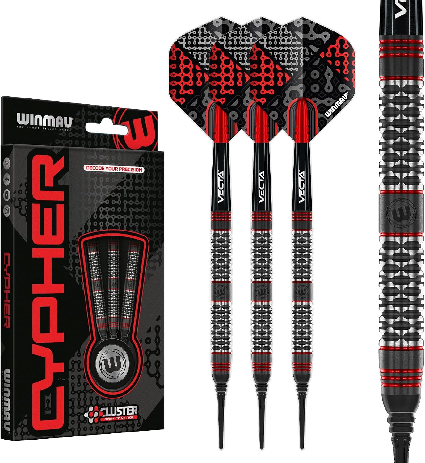 Set dardos tungsteno 90% Cypher Series 0.63-0.92oz