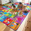 Alfombra educativa infantil 8x10ft para aprender