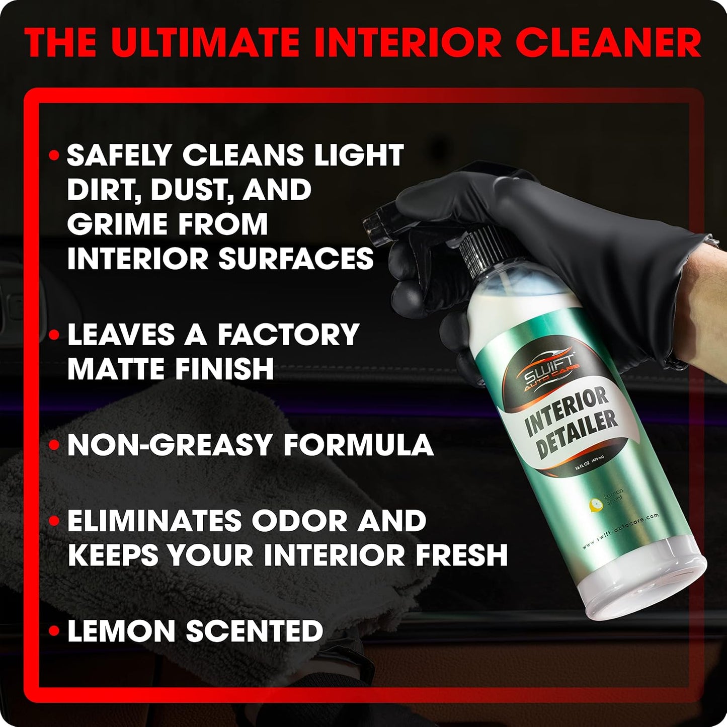 Espray protector interior 16oz acabado mate antiestático