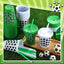 30 Tazas Fútbol 16oz con Pajita Tapas Reutilizables