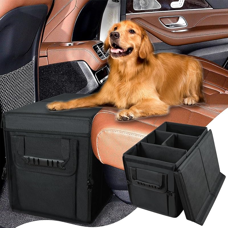 Extensor asiento auto perros grandes 180lb relleno plegable
