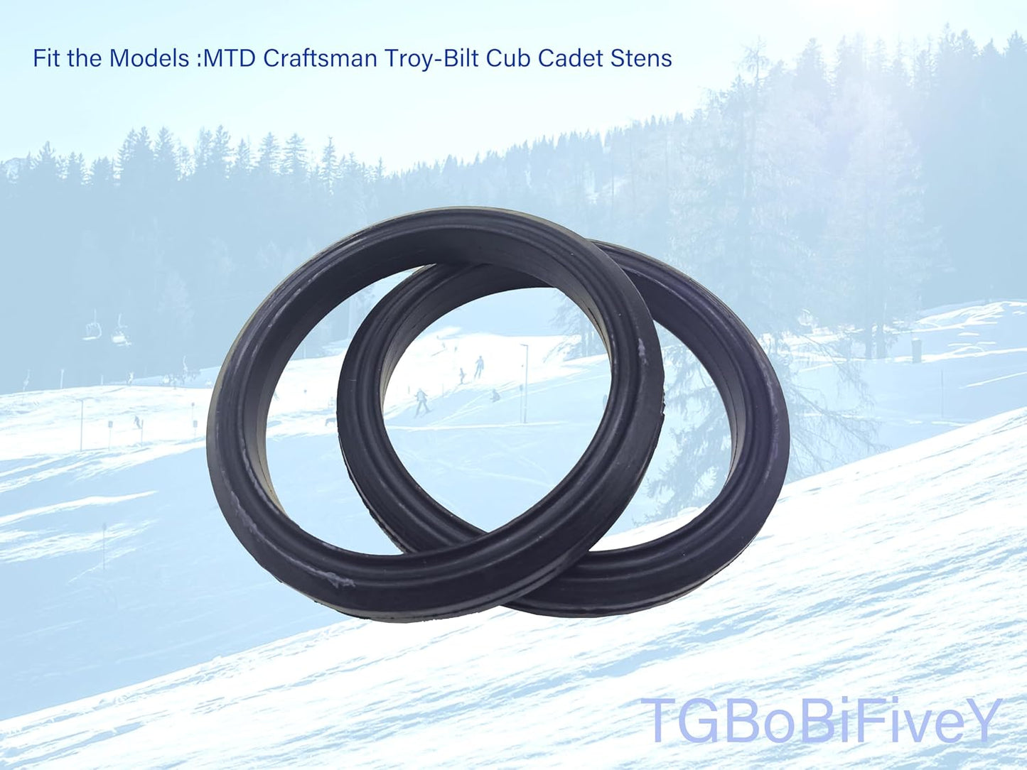 2 Discos Fricción Goma para Cub Cadet MTD Troy-Bilt