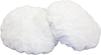 Gorro pulido tela rizo algodón 6pulg pack 2 blanco