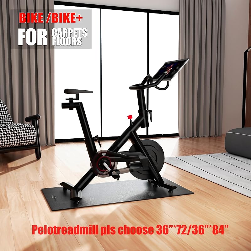 Alfombrilla bicicleta Peloton elíptica cinta correr 0.236"