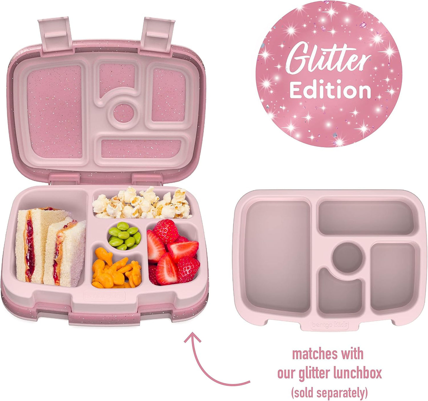Bandeja niños 5 compartimentos sin BPA con cubierta