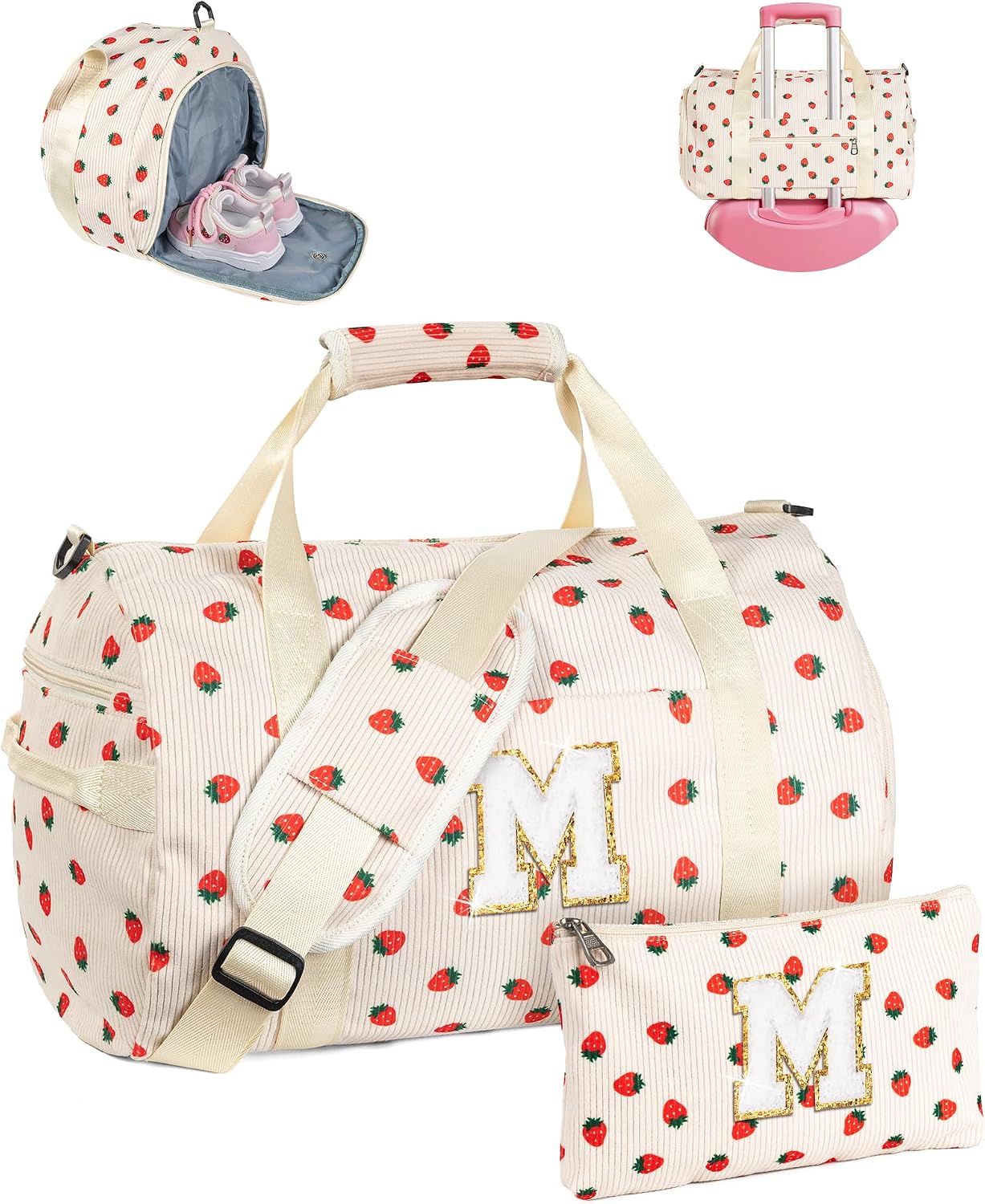 Bolsa gimnasio para niñas con compartimento zapatos