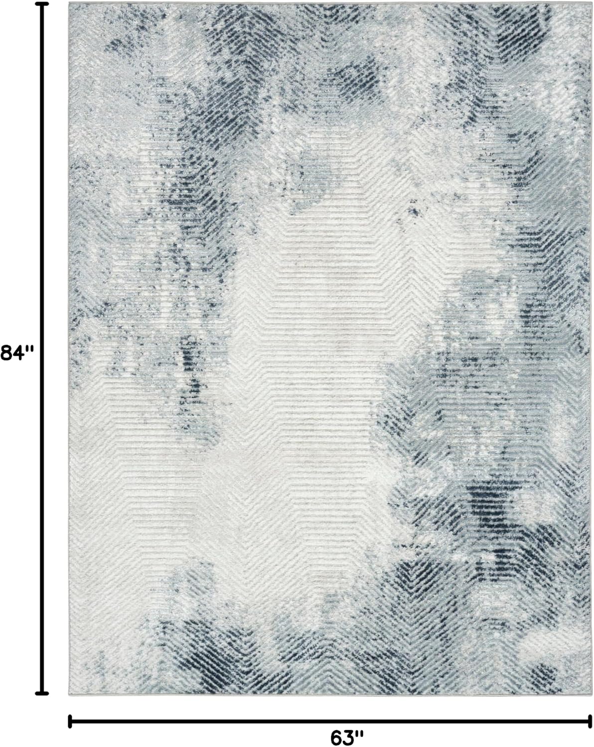 Alfombra 5x7ft para dormitorio sala comedor cocina