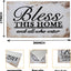 Tapete antiderrap puerta 17x30" decoración religiosa