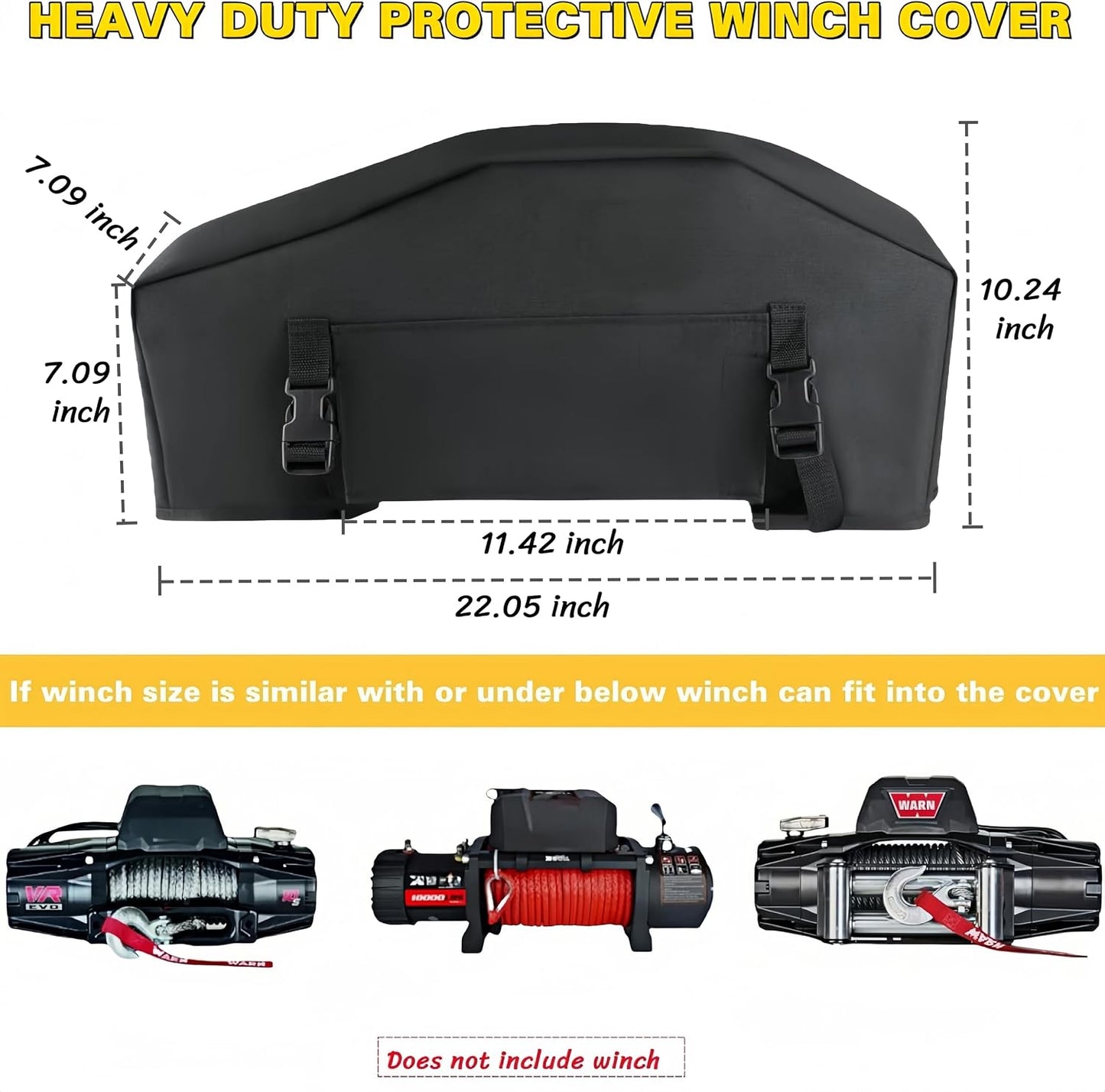 Funda impermeable cabrestante resistente UV 8000-13500lb