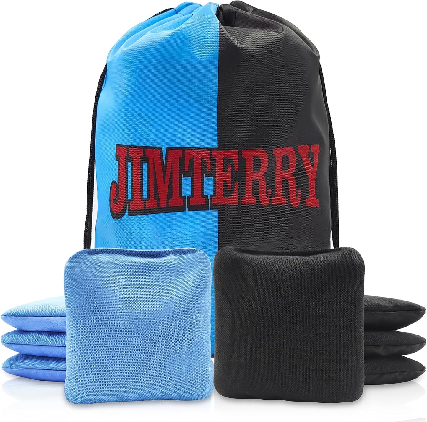 Set 8 bolsas cornhole doble cara profesional