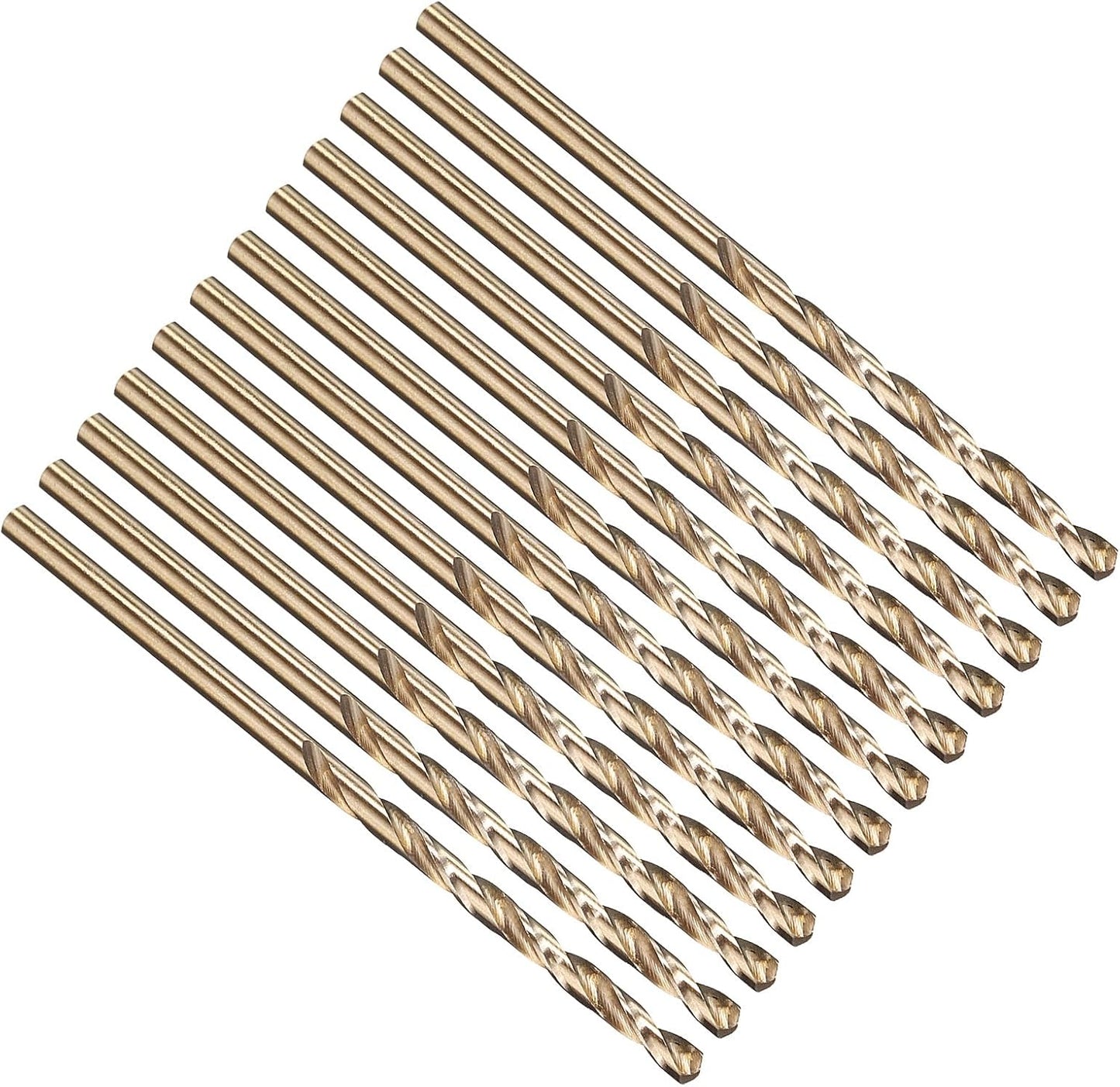 Broca M2 acero inox 3/32pulg 135° dorado pack 12