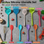 Set 10 Pzas Utensilios Silicona Antiadherente Colorido