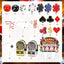 Set 24 Pzas Decoración Pastel Casino Mini Tragamonedas Cupcakes